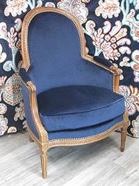 Fauteuil bleu